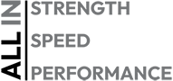 All In Strength Speed Performance Logo